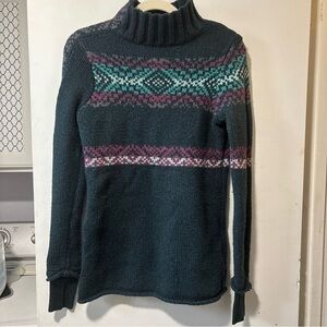 Smartwool X Chup Turtleneck Mock Neck Womens Sweater Wool Blend Size S